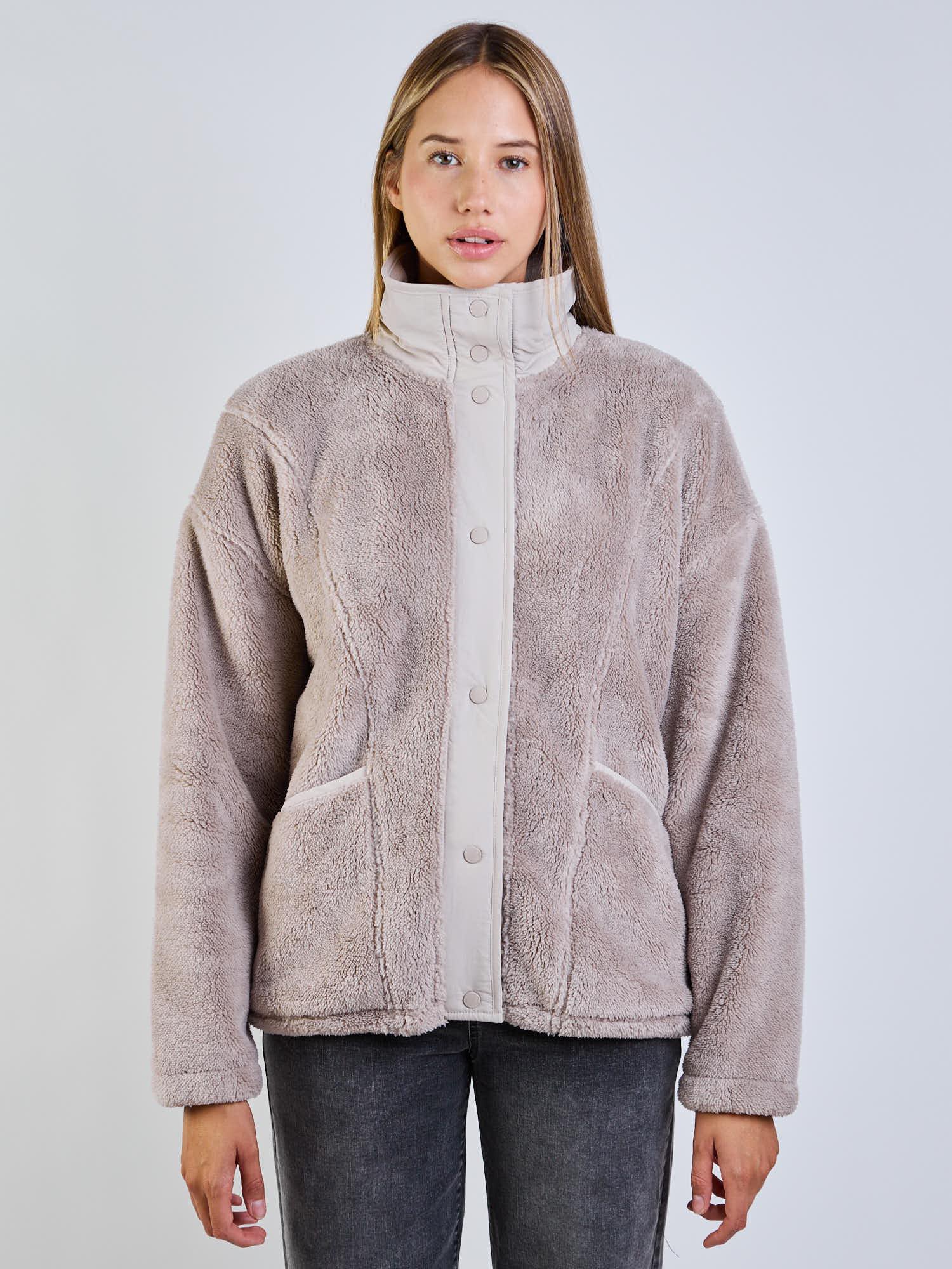 POLERON PYRON BEIGE MUJER MAUI AND SONS - 4