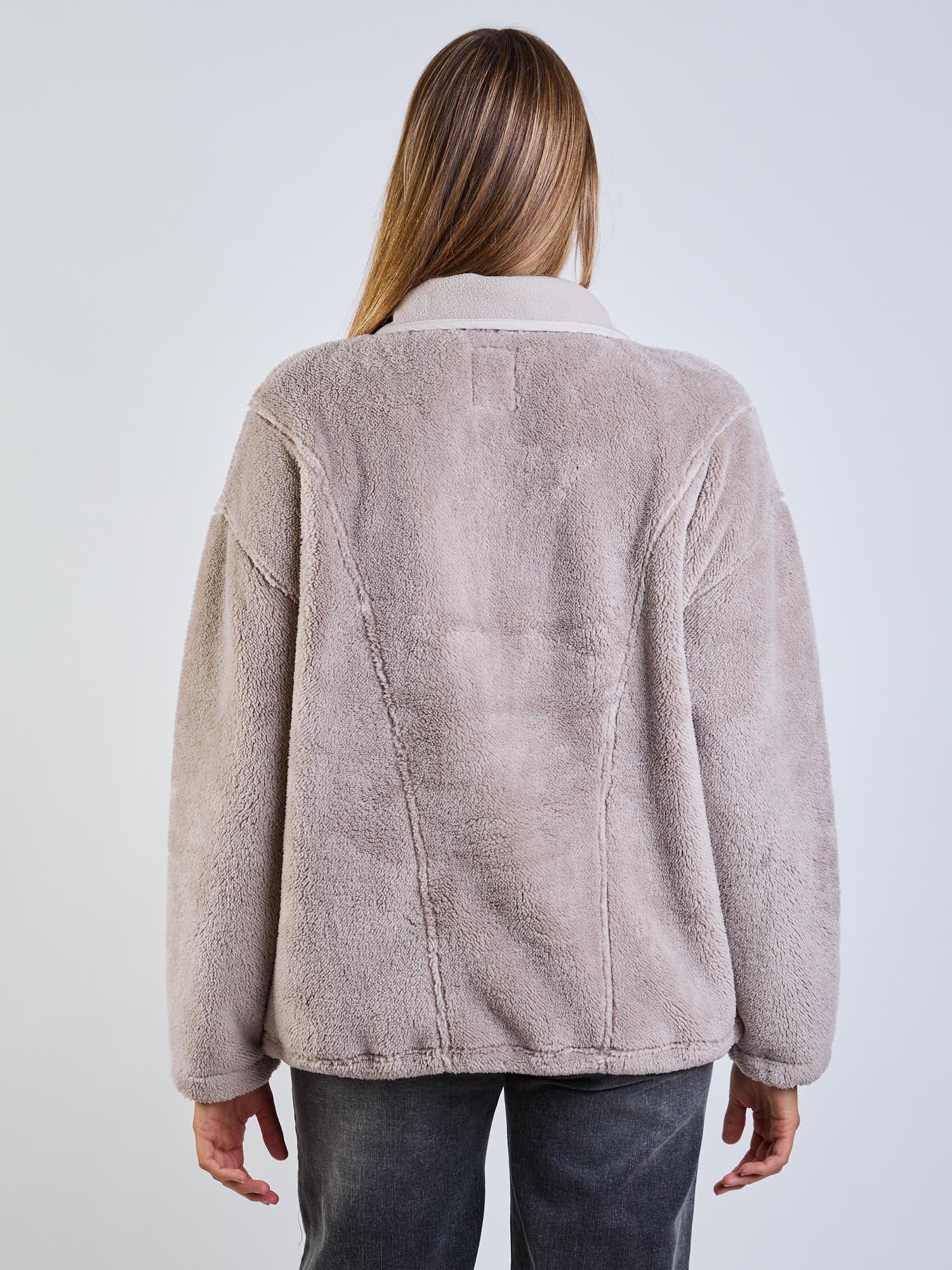 POLERON PYRON BEIGE MUJER MAUI AND SONS - 5
