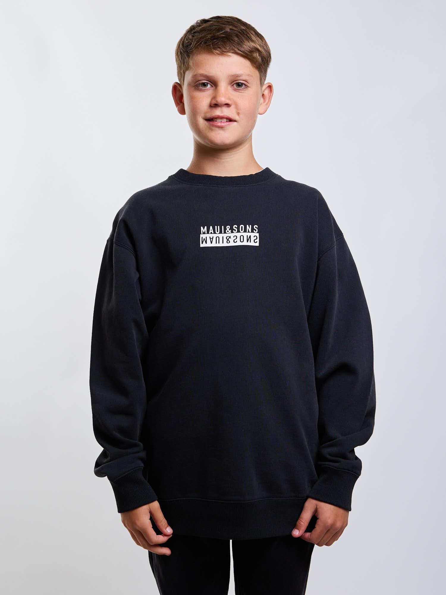 POLERON CR ROAMER NEGRO INFANTIL MAUI AND SONS - 1