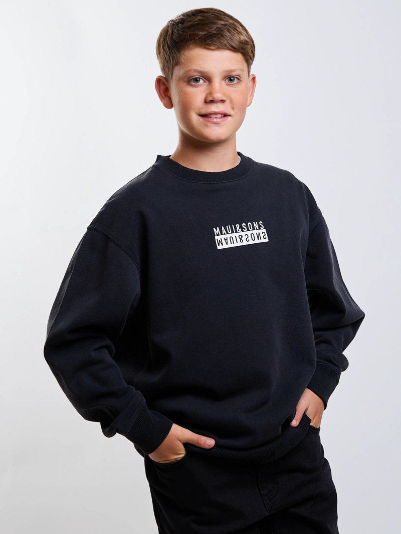 POLERON CR ROAMER NEGRO INFANTIL MAUI AND SONS - 5