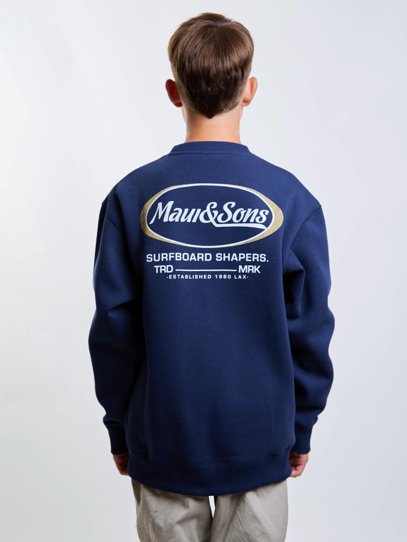 POLERON CR SHORE AZUL INFANTIL MAUI AND SONS - 2