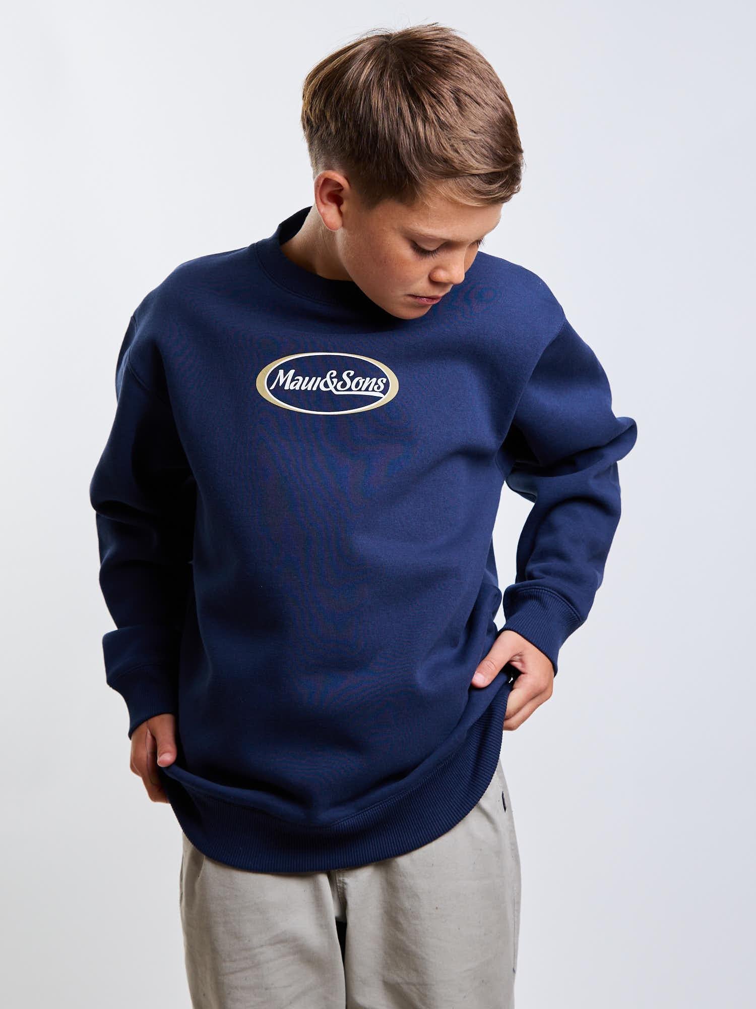 POLERON CR SHORE AZUL INFANTIL MAUI AND SONS - 6