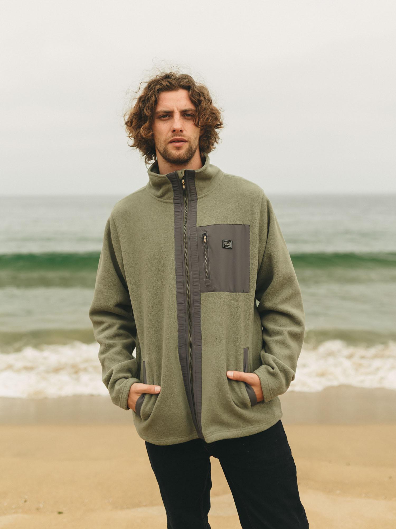 POLERON POLAR IRONCLAD VERDE HOMBRE MAUI AND SONS - 1