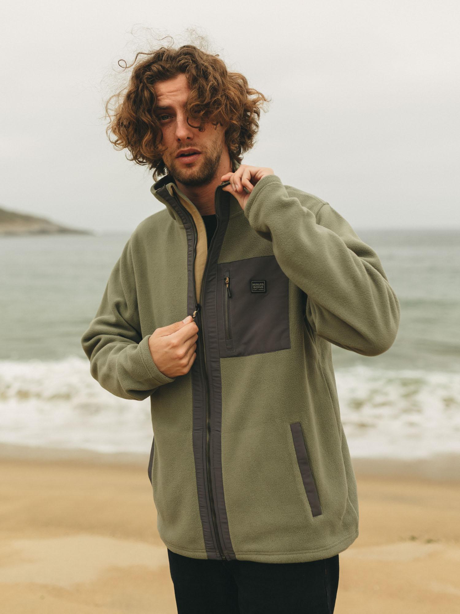 POLERON POLAR IRONCLAD VERDE HOMBRE MAUI AND SONS - 2