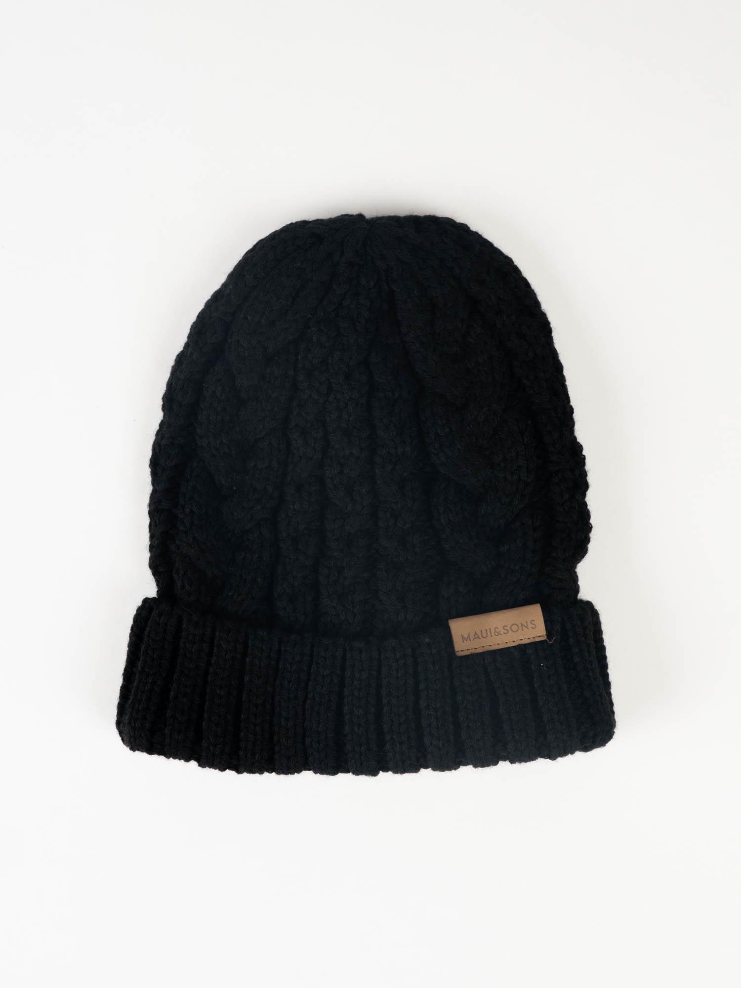 GORRO FLAREX NEGRO MUJER MAUI AND SONS - 1