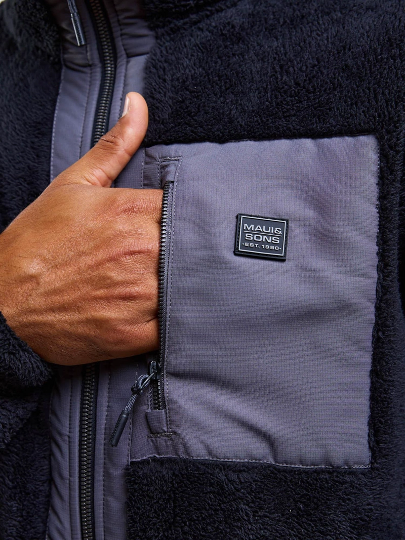 POLERON CHIPORRO STEELCORE NEGRO HOMBRE MAUI AND SONS - 5