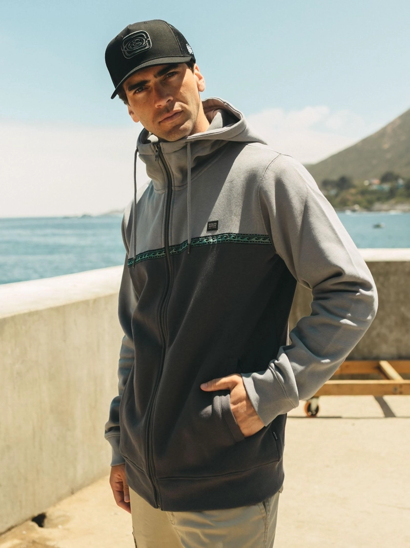 POLERON FZ SOLARA GRIS HOMBRE MAUI AND SONS - 1