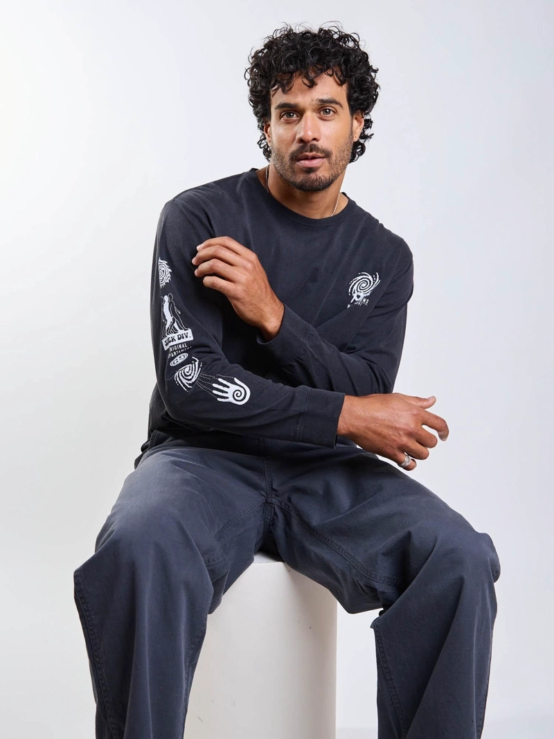 POLERA ML MAREX NEGRO HOMBRE MAUI AND SONS - 6
