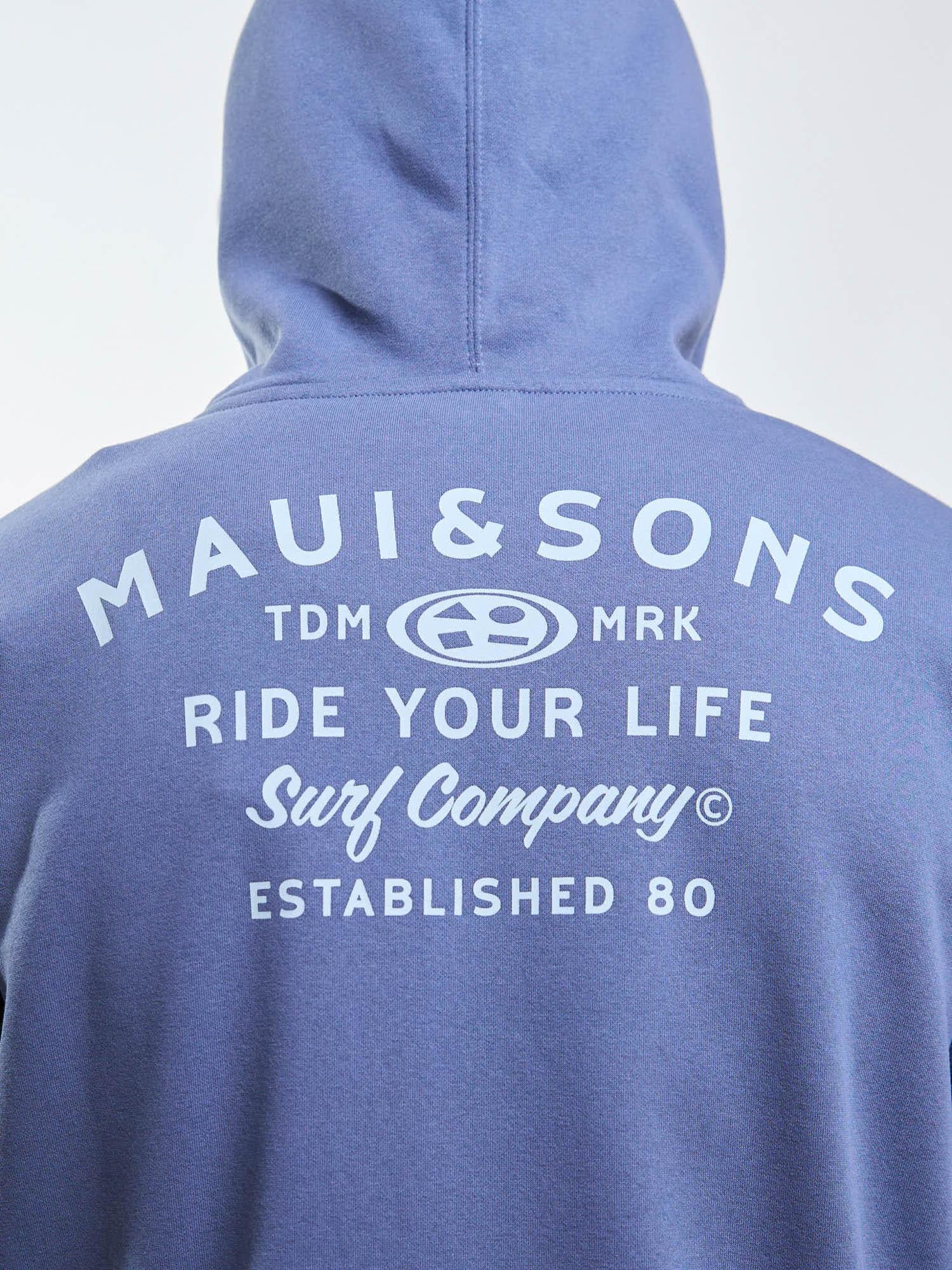 POLERON FZ SEAVA AZUL HOMBRE MAUI AND SONS - 6