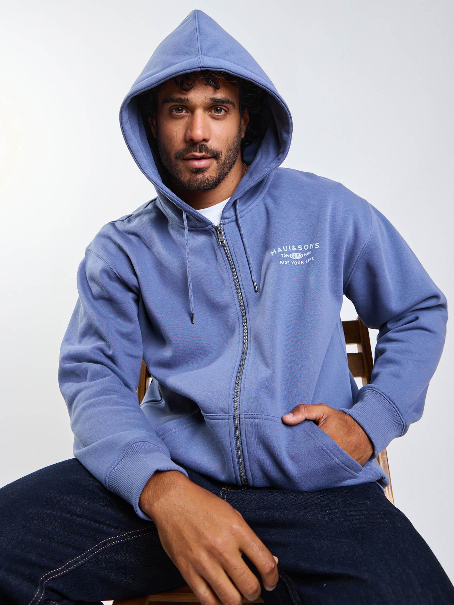 POLERON FZ SEAVA AZUL HOMBRE MAUI AND SONS - 9