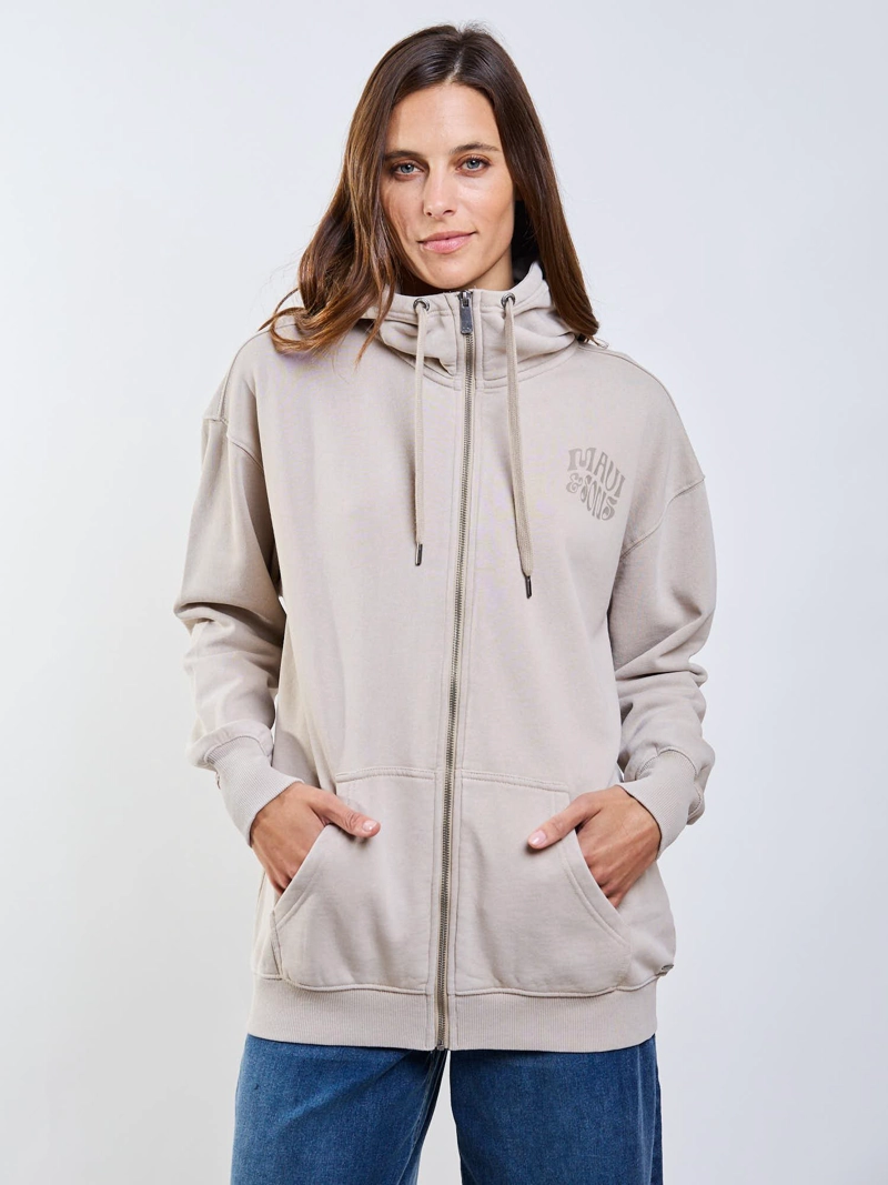 POLERON FZ KIRIBATI BEIGE MUJER MAUI AND SONS - 5
