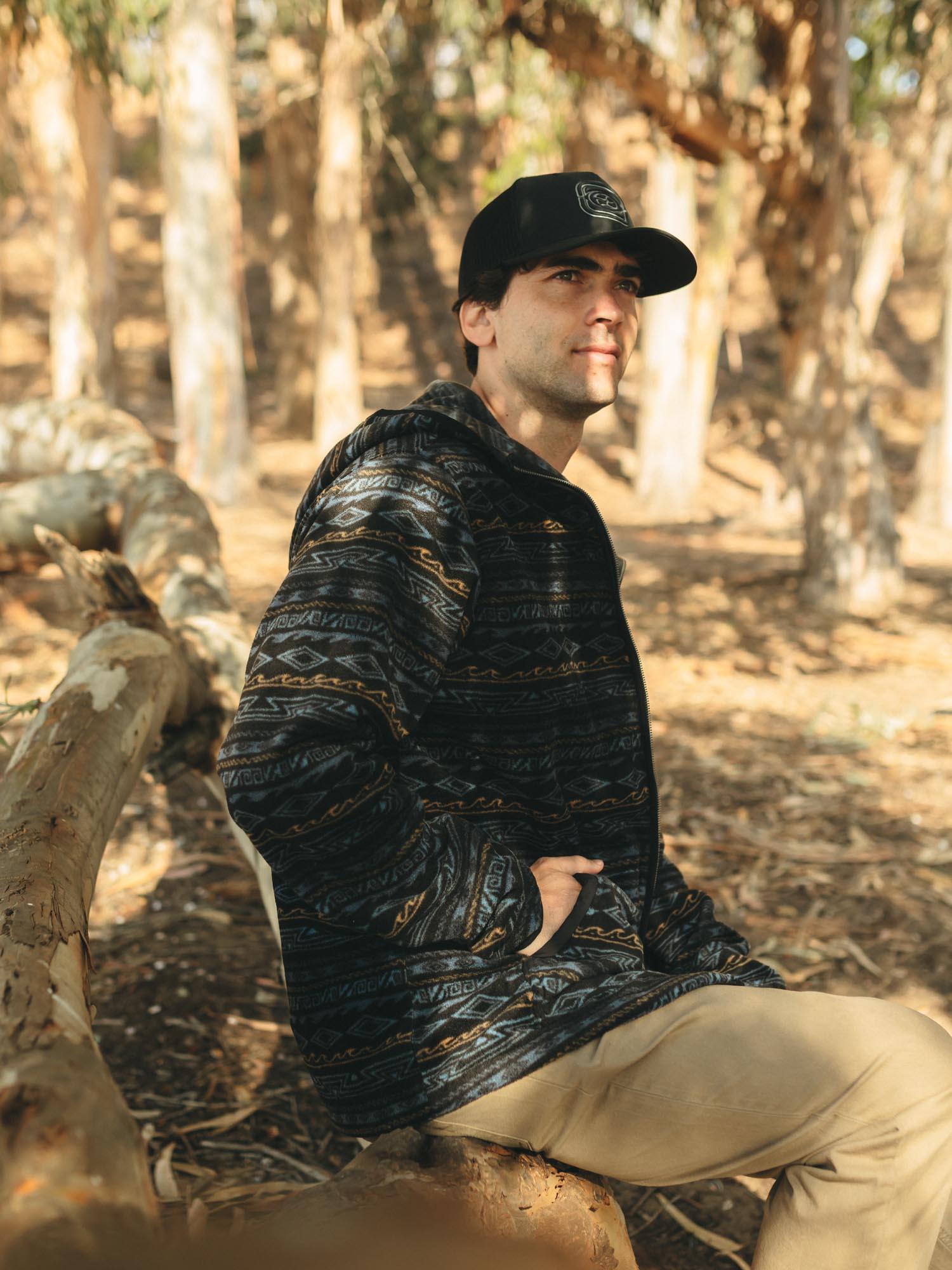 POLERON POLAR ETHNIC OCEAN MULTICOLOR HOMBRE MAUI AND SONS - 2