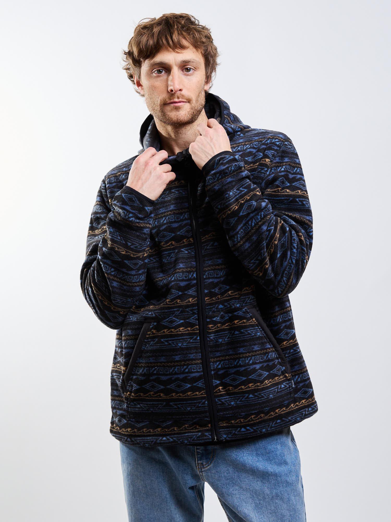 POLERON POLAR ETHNIC OCEAN MULTICOLOR HOMBRE MAUI AND SONS - 4