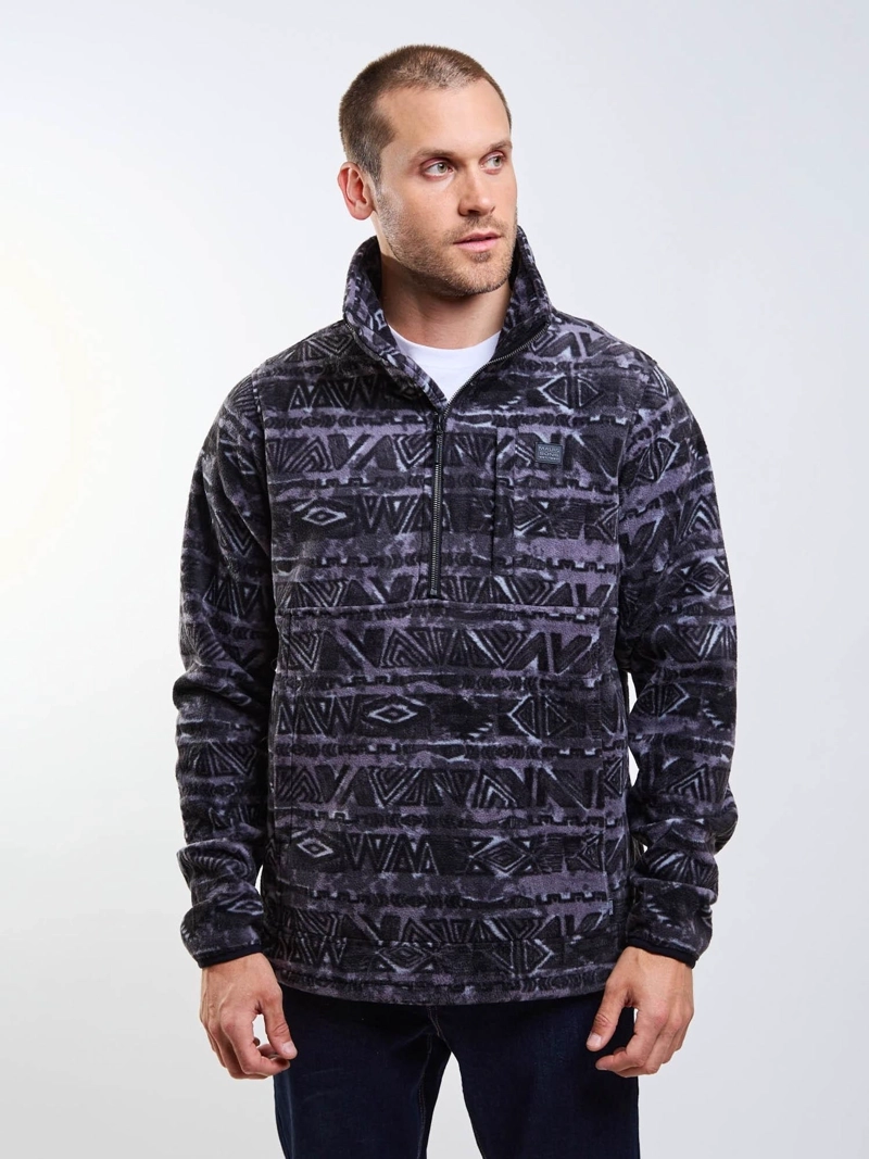 POLERON POLAR ANCESTRAL LAND MULTICOLOR HOMBRE MAUI AND SONS - 5