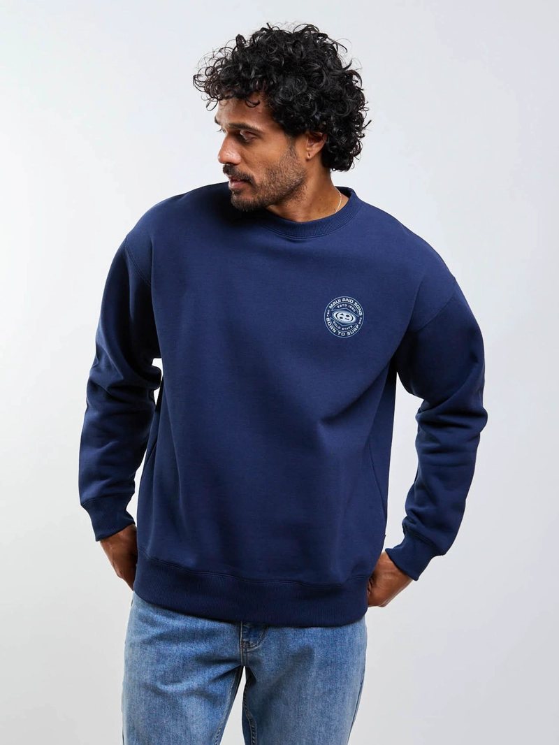 POLERON CR OVAL SEAL AZUL HOMBRE MAUI AND SONS - 5