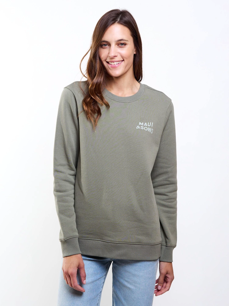 POLERON CR GUINEA VERDE MUJER MAUI AND SONS - 5