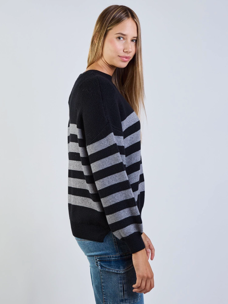 SWEATER SILVAE NEGRO MUJER MAUI AND SONS - 3
