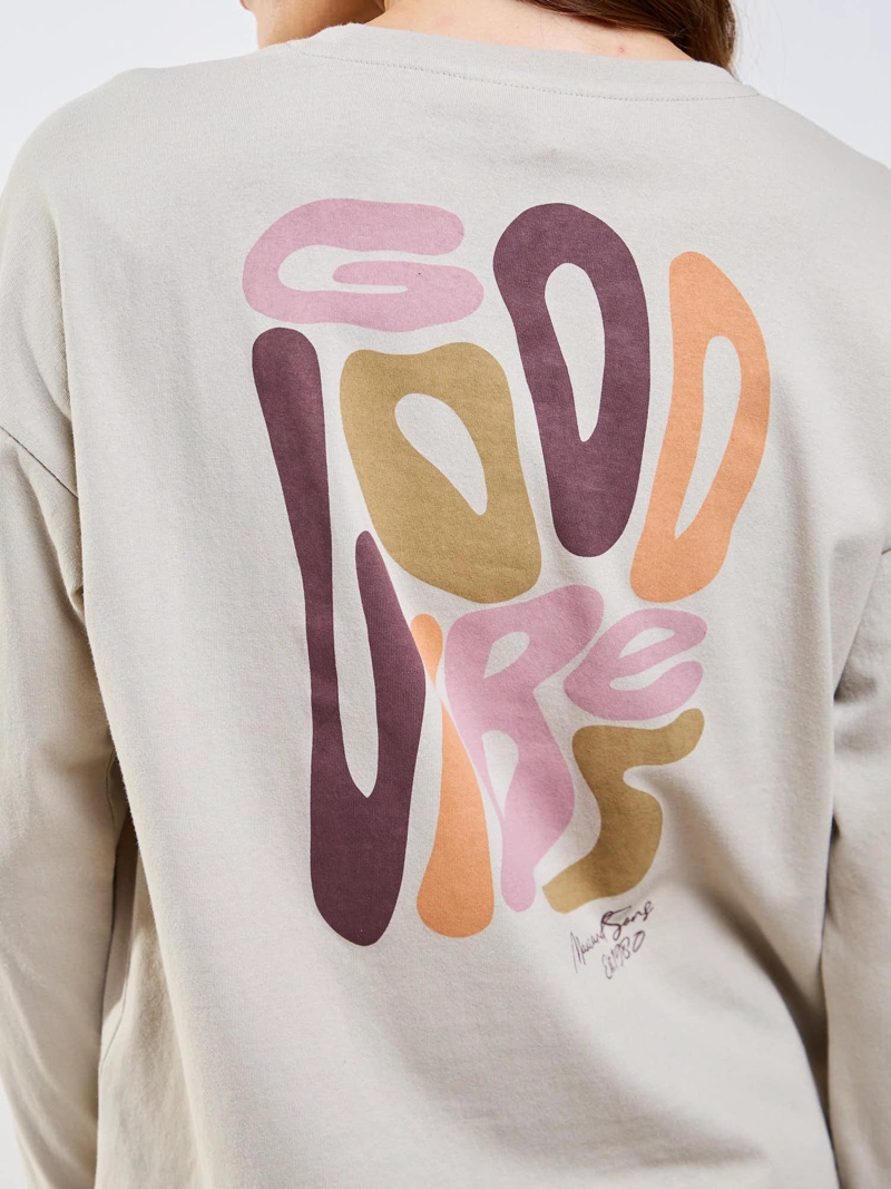 POLERA ML FEROE BEIGE MUJER MAUI AND SONS - 8