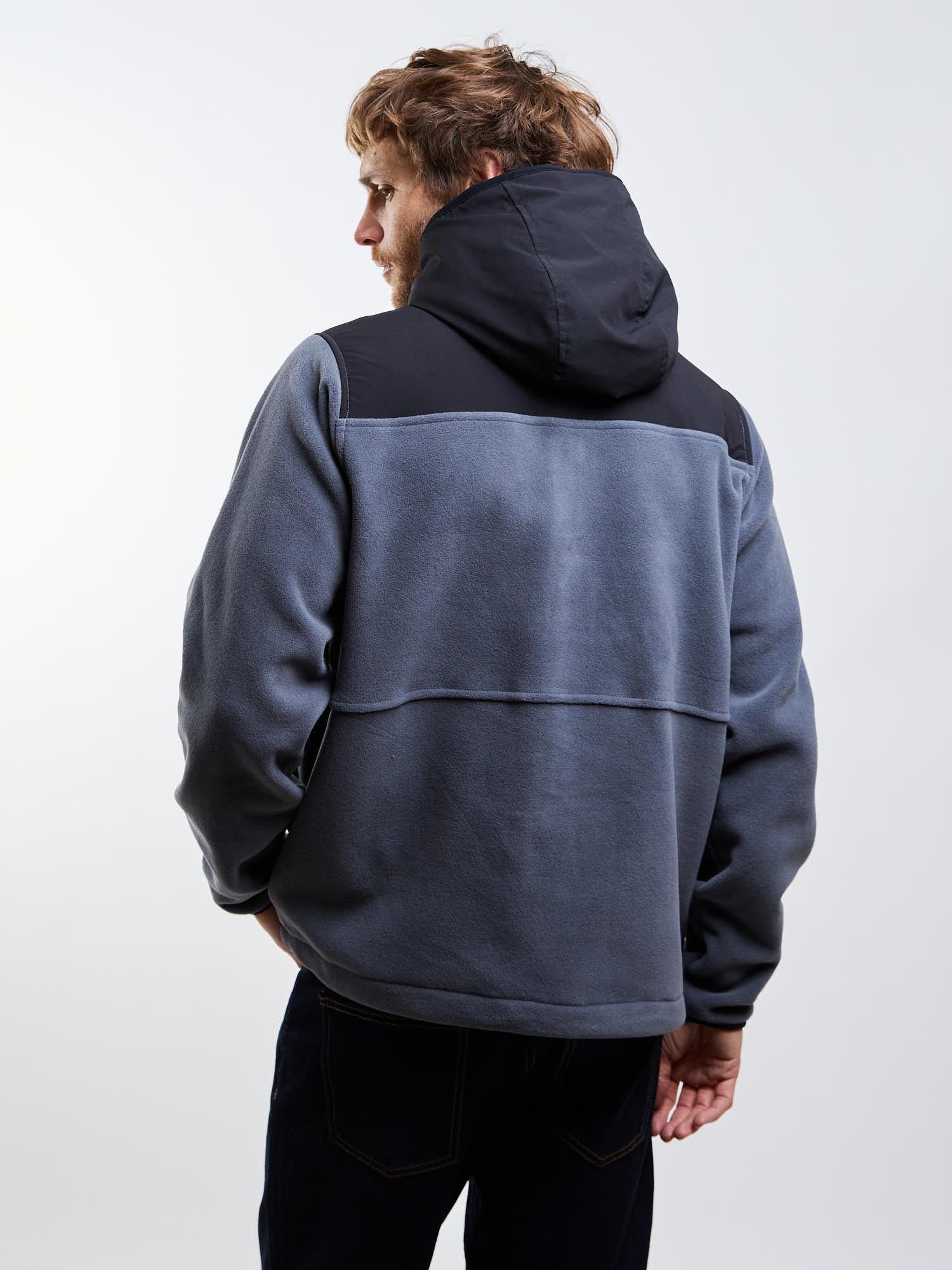 POLERON POLAR FLAREO GRIS HOMBRE MAUI AND SONS - 4