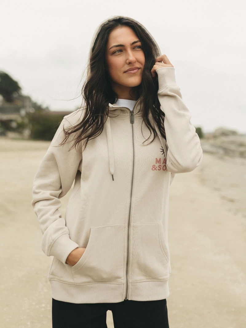 POLERON FZ BORA BORA BEIGE MUJER MAUI AND SONS - 4