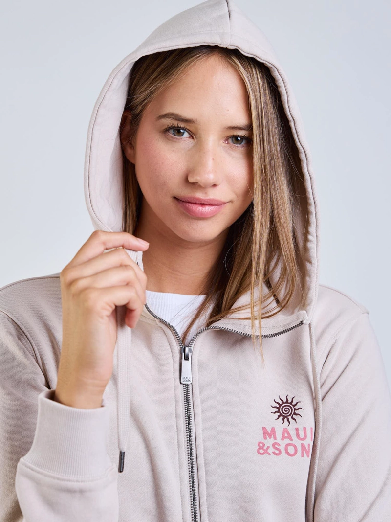 POLERON FZ BORA BORA BEIGE MUJER MAUI AND SONS - 6