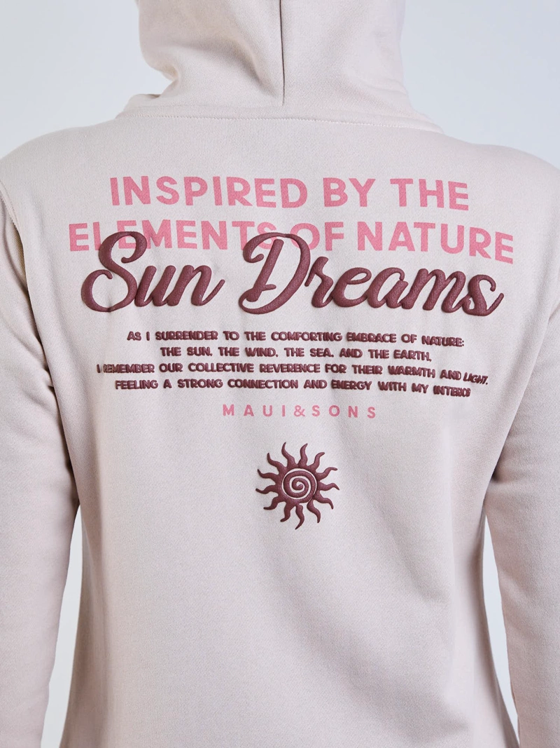 POLERON FZ BORA BORA BEIGE MUJER MAUI AND SONS - 7