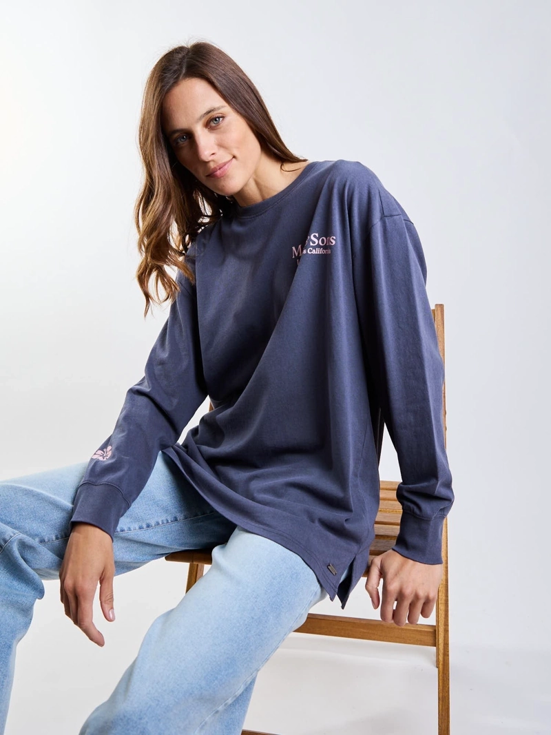POLERA ML BOUVET GRIS MUJER MAUI AND SONS - 9