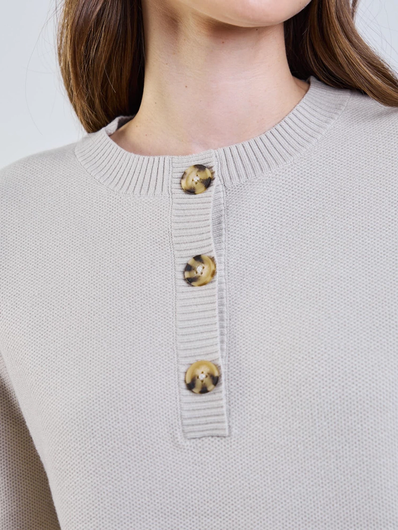 SWEATER CANYX BEIGE MUJER MAUI AND SONS - 5