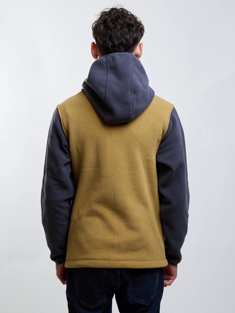 POLERON MICROPOLAR SEABORN CAFE  INFANTIL MAUI AND SONS - 2