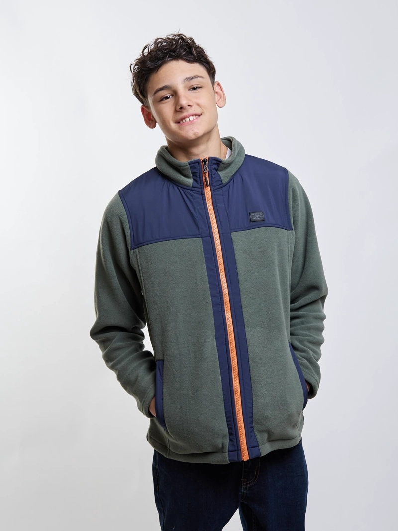 POLERON MICROPOLAR HIGHFOREST VERDE INFANTIL MAUI AND SONS - 7