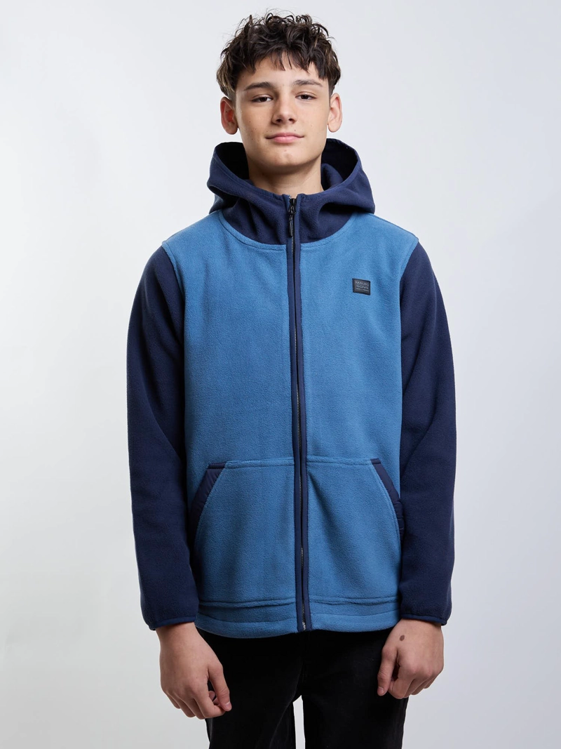 POLERON MICROPOLAR SEABORN AZUL INFANTIL MAUI AND SONS - 1
