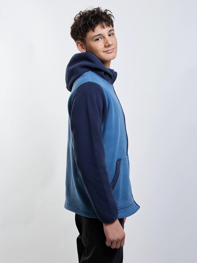 POLERON MICROPOLAR SEABORN AZUL INFANTIL MAUI AND SONS - 3