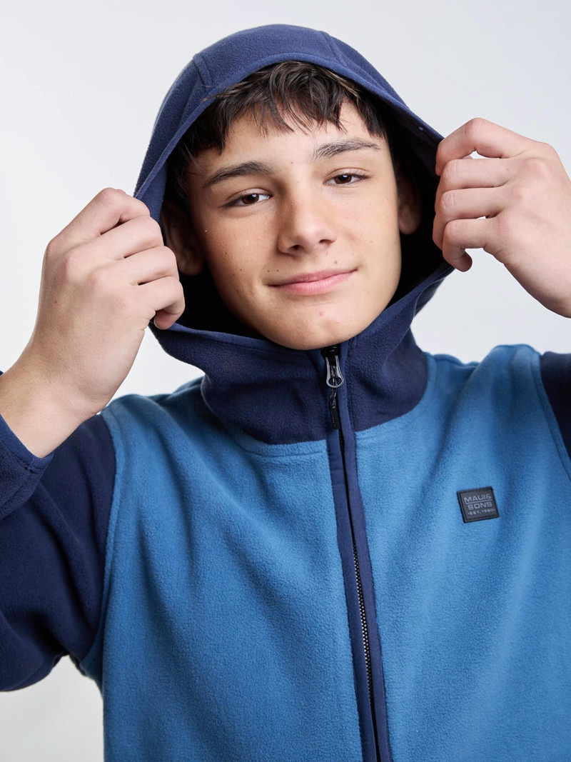 POLERON MICROPOLAR SEABORN AZUL INFANTIL MAUI AND SONS - 4