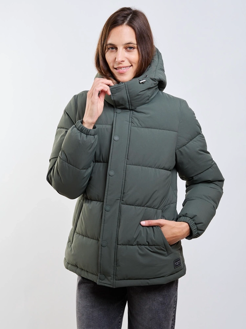 PARKA EVENING SAND VERDE MUJER MAUI AND SONS - 1