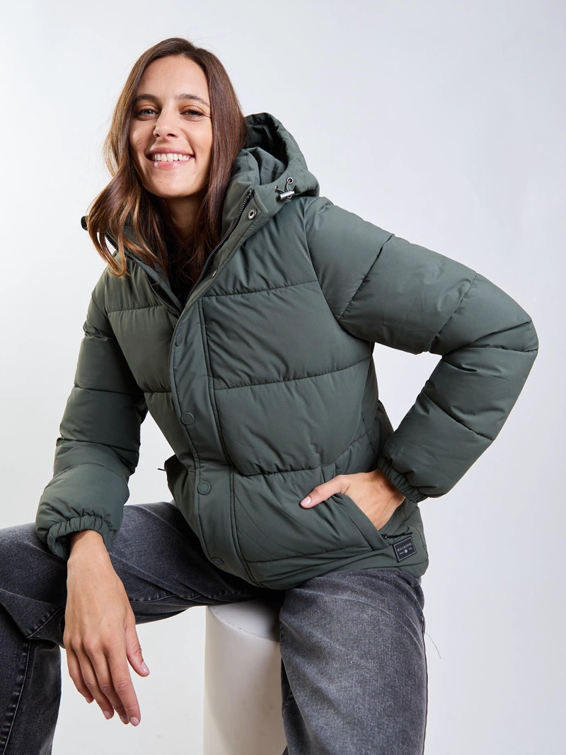 PARKA EVENING SAND VERDE MUJER MAUI AND SONS - 8