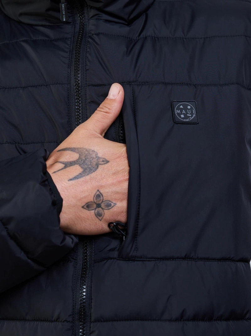 PARKA UNITY NEGRO HOMBRE MAUI AND SONS - 5
