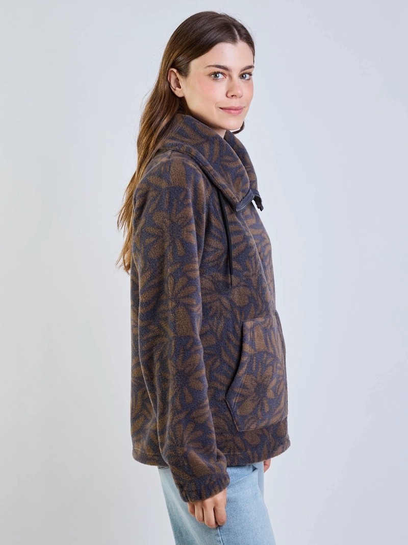 POLERON POLAR FEATHER GRAY MULTICOLOR MUJER MAUI AND SONS - 3