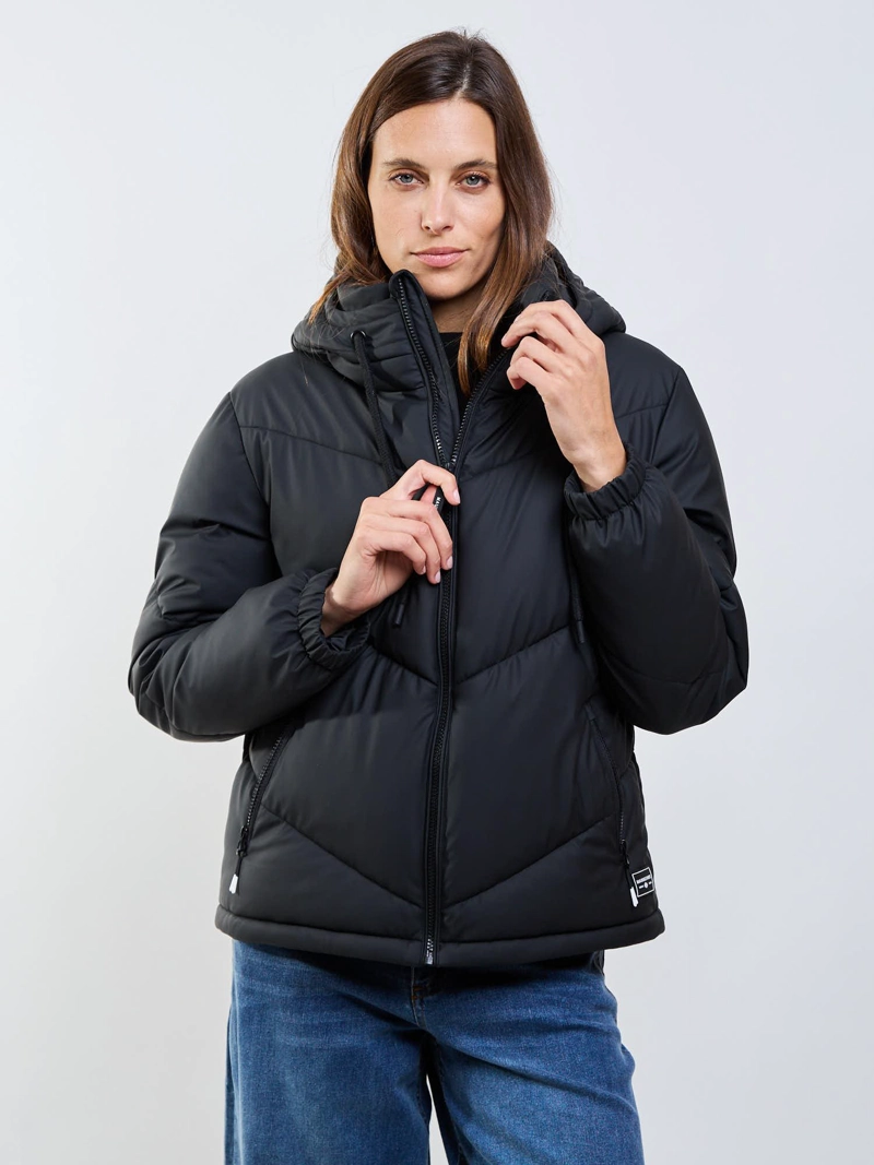 PARKA ALMONDINE NEGRO MUJER MAUI AND SONS - 1