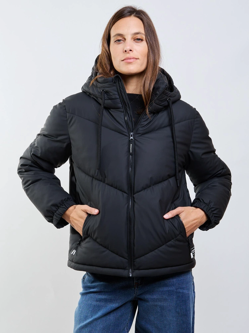 PARKA ALMONDINE NEGRO MUJER MAUI AND SONS - 7