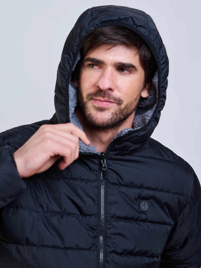 PARKA REVERSIBLE FLUX NEGRO HOMBRE MAUI AND SONS - 4