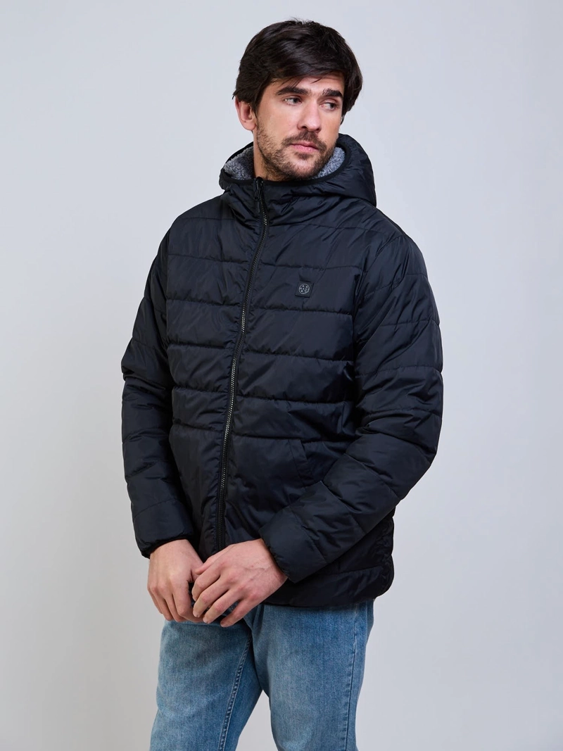 PARKA REVERSIBLE FLUX NEGRO HOMBRE MAUI AND SONS - 7