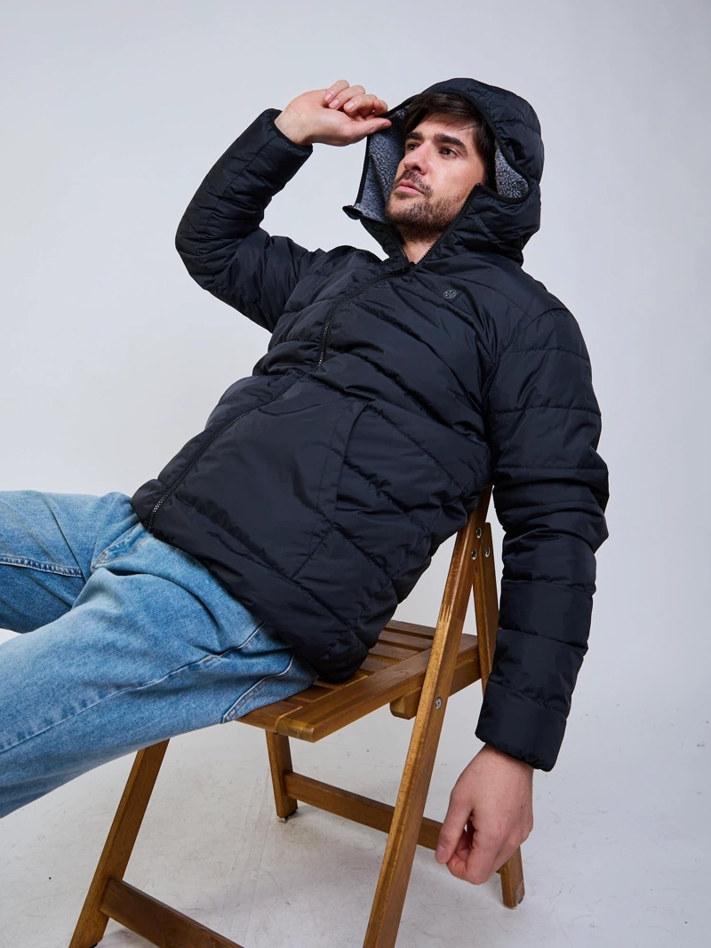PARKA REVERSIBLE FLUX NEGRO HOMBRE MAUI AND SONS - 8