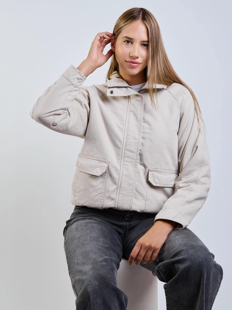 CHAQUETA POPPA BEIGE MUJER MAUI AND SONS - 7
