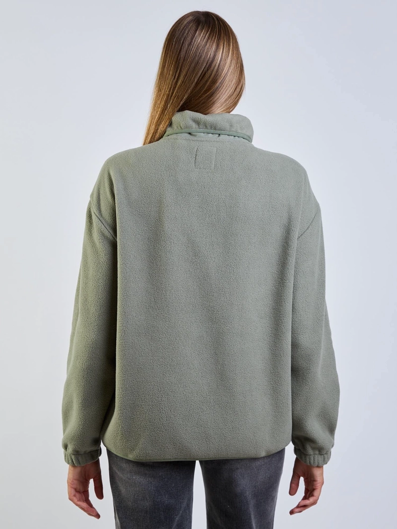 POLERON POLAR SILVER GREEN VERDE MUJER MAUI AND SONS - 6