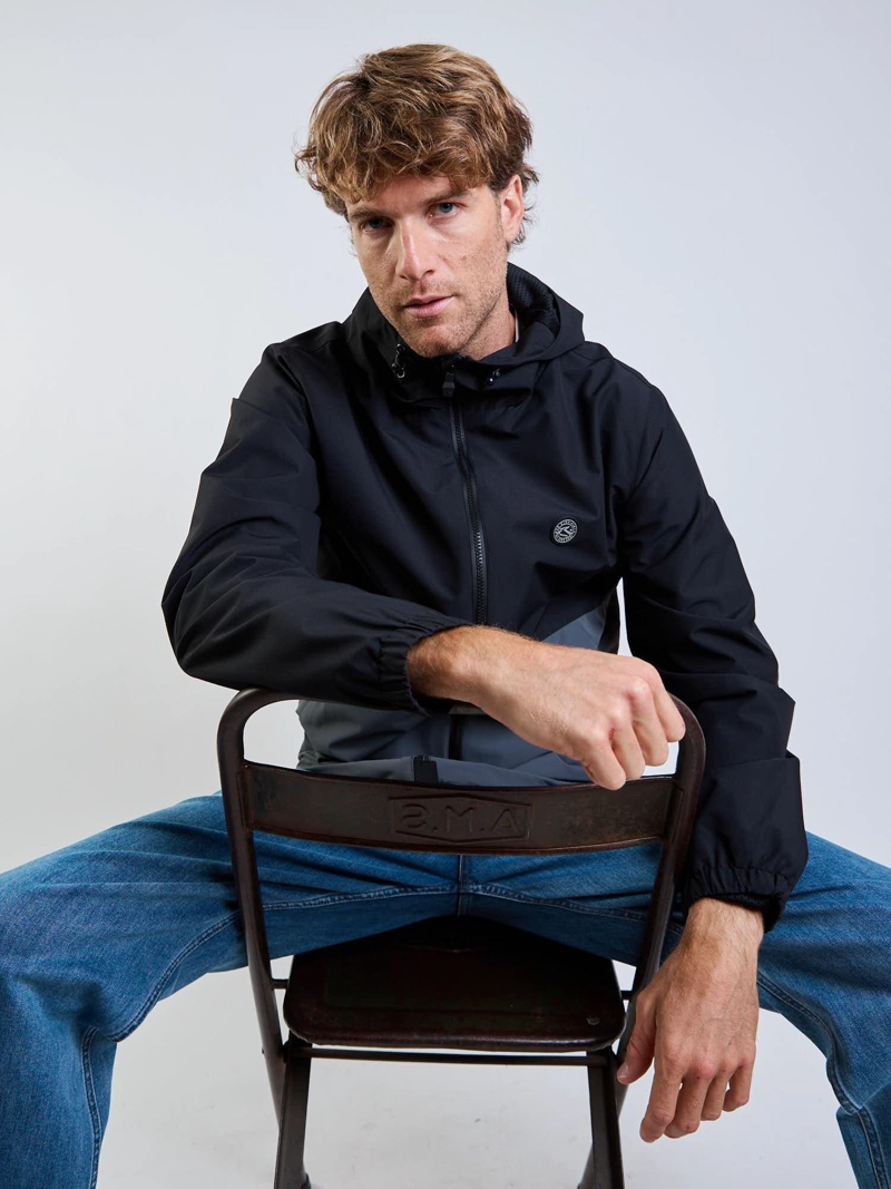 CORTAVIENTO GRAVEL CREW GRIS HOMBRE RUSTY - 7