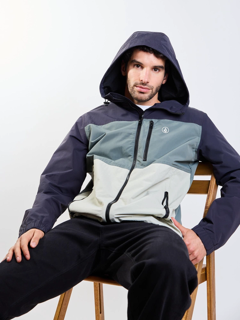 CORTAVIENTO RIPMARK VERDE HOMBRE VOLCOM - 9