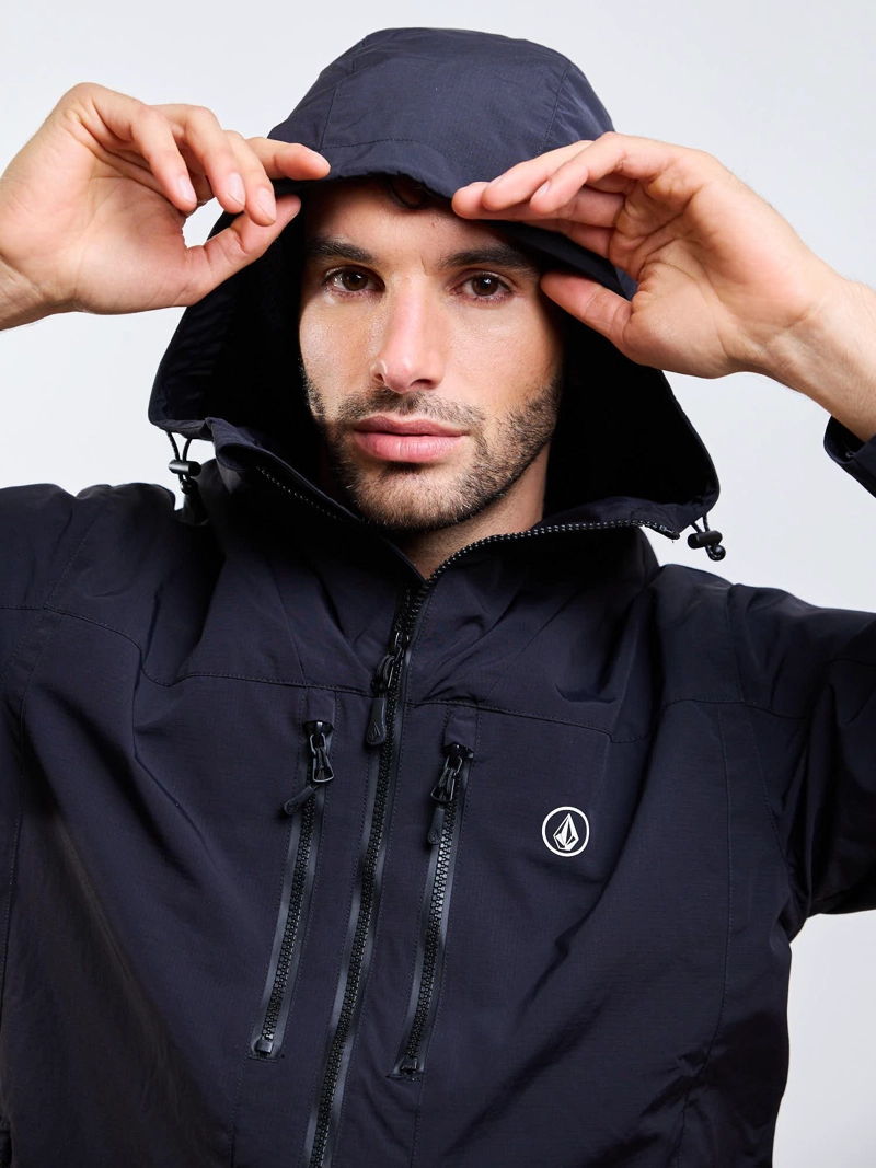 CORTAVIENTO STONE BAT NEGRO HOMBRE VOLCOM - 5