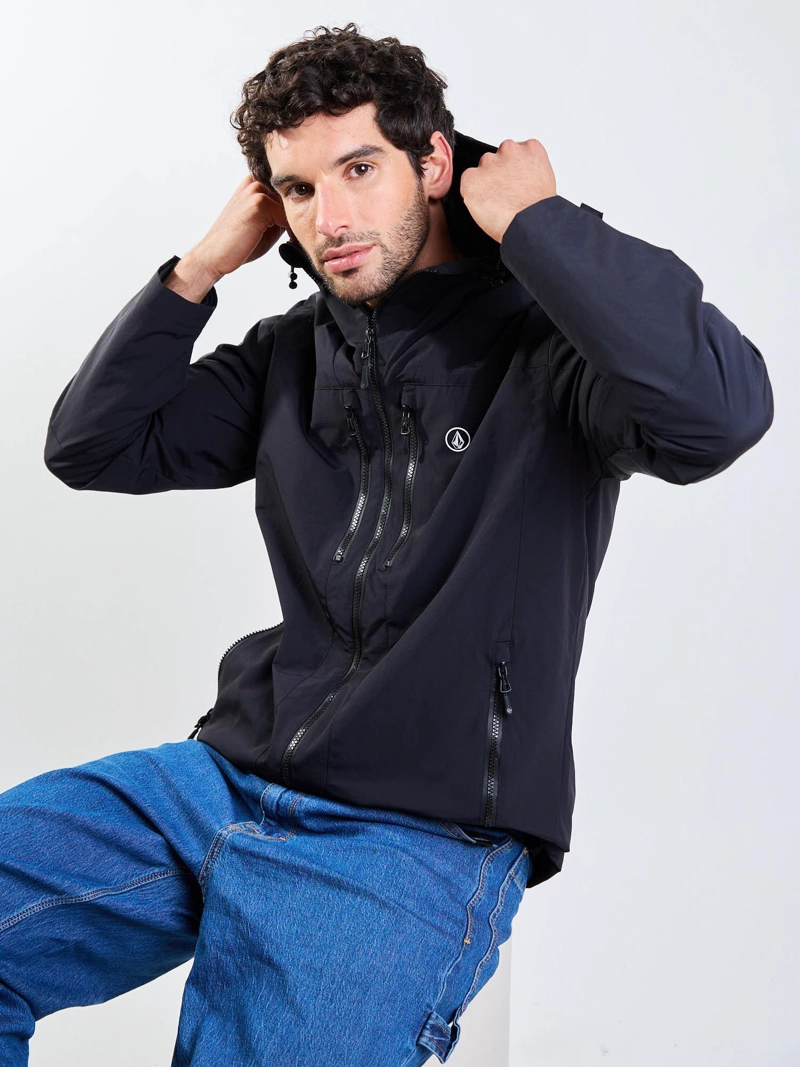 CORTAVIENTO STONE BAT NEGRO HOMBRE VOLCOM - 9