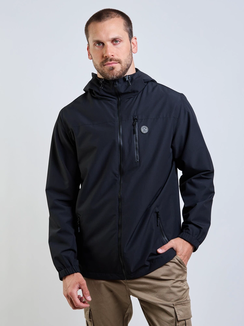 CORTAVIENTO DARK SWELL NEGRO HOMBRE RUSTY - 1