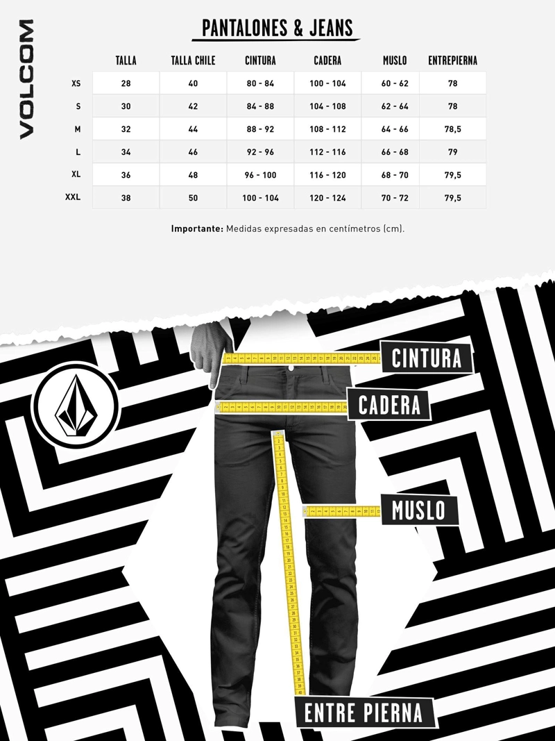 PANTALON VOID NEGRO HOMBRE VOLCOM - 8